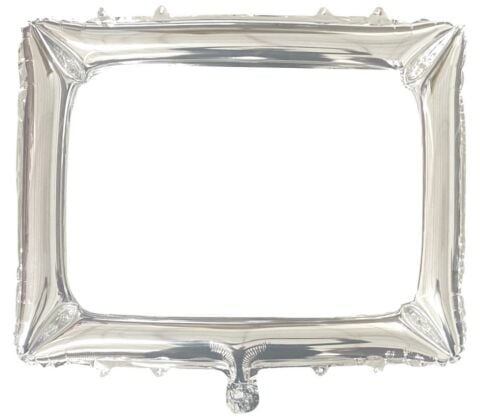 ÇERÇEVE GÜMÜŞ FOLYO BALON 64*70