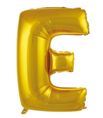 E- HARF 40 İNC GOLD RENK BALON  100 CM