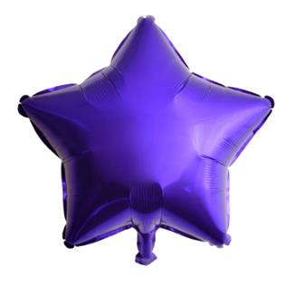18 İNC YILDIZ MOR RENK FOLYO BALON