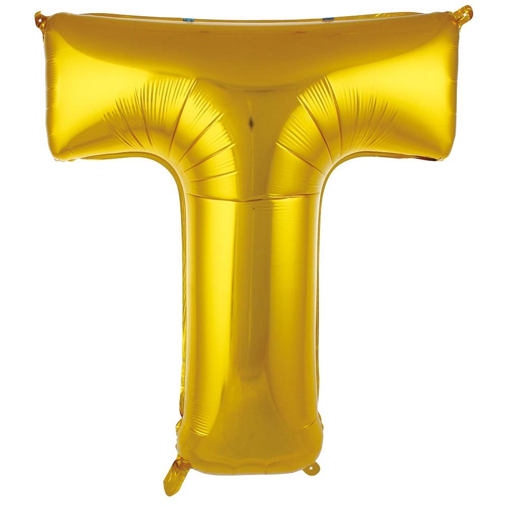 T- HARF 40 İNC GOLD RENK BALON 100 CM