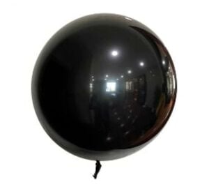 18 İNÇ CROM SİYAH BOBO BALON