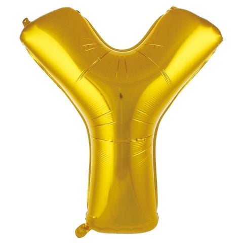 Y- HARF 40 İNC GOLD RENK BALON 100 CM