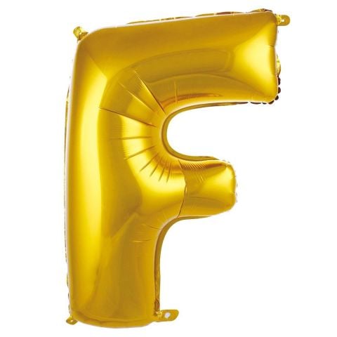 F- HARF 40 İNC GOLD RENK BALON 100 CM