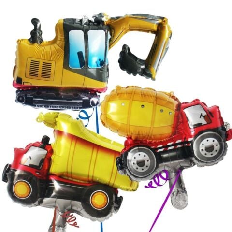 3 LÜ MİNİ ARABALAR FOLYO BALON