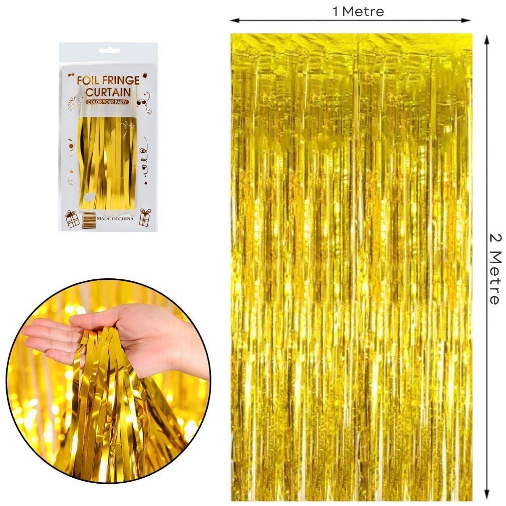 İTHAL METALİZE GOLD ARKA PLAN PERDESİ 2*1m