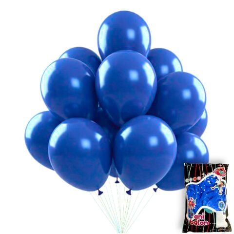 12 BANİ PASTEL BALON MAVİ 100 LÜ