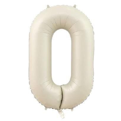0- RAKAM 34 İNC KREM RENK BALON 76 CM