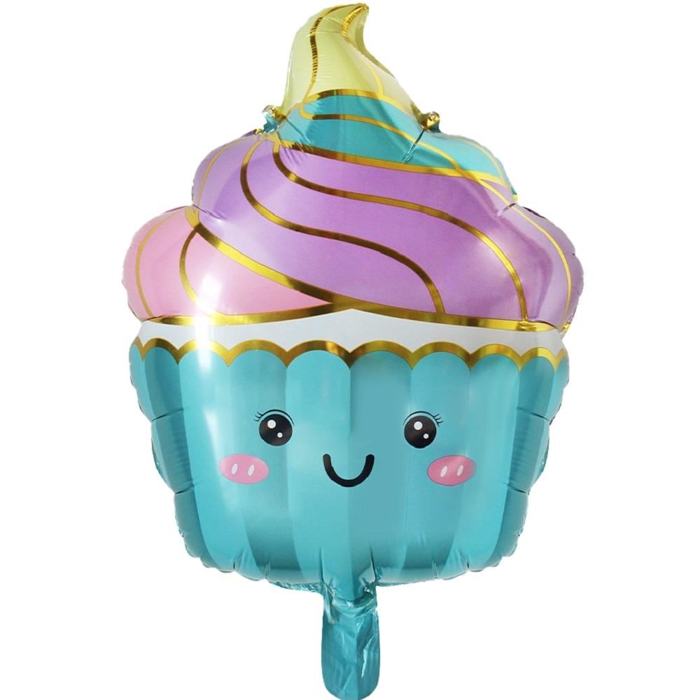 KEK DONDURMA MAVİ FOLYO BALON 44*61,5