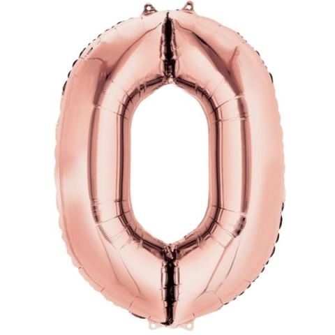 0- RAKAM 16 İNC ROSEGOLD RENK BALON 36 CM