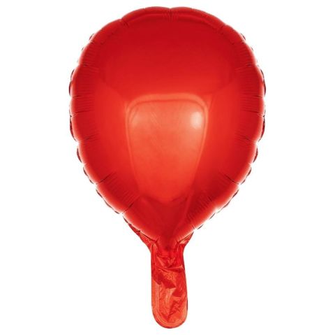 24 İNC LATEKS ŞEKİLLİ KIRMIZI RENK FOLYO BALON