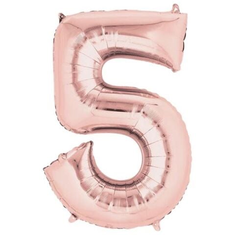 5- RAKAM 16 İNC ROSEGOLD RENK BALON 36 CM