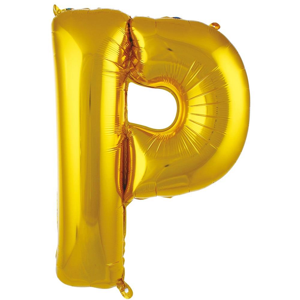P- HARF 34 İNC GOLD RENK BALON 76 CM