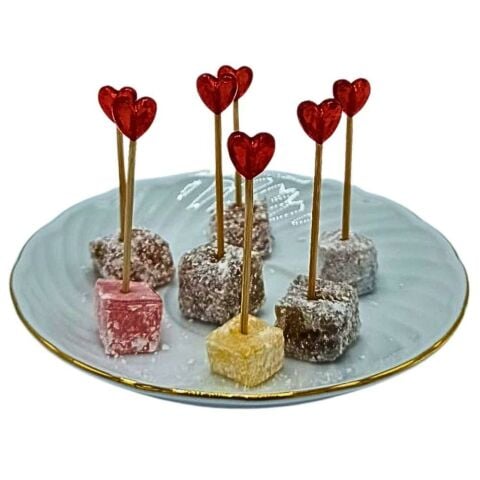 KÜÇÜK KÜRDAN-07 KALP KIRMIZI 12 Lİ PK:36