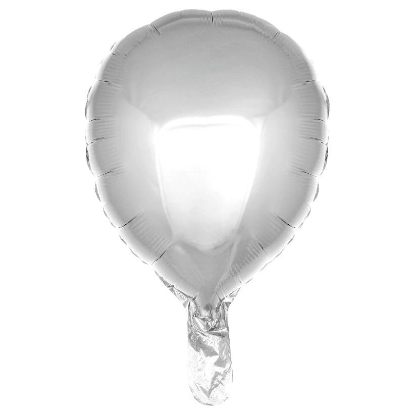 18 İNC LATEKS ŞEKİLLİ GÜMÜŞ RENK BALON