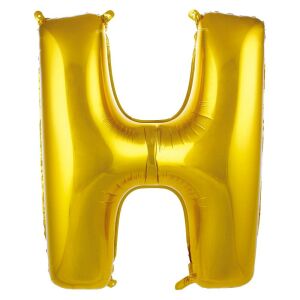 H- HARF 34 İNC GOLD RENK BALON 76 CM