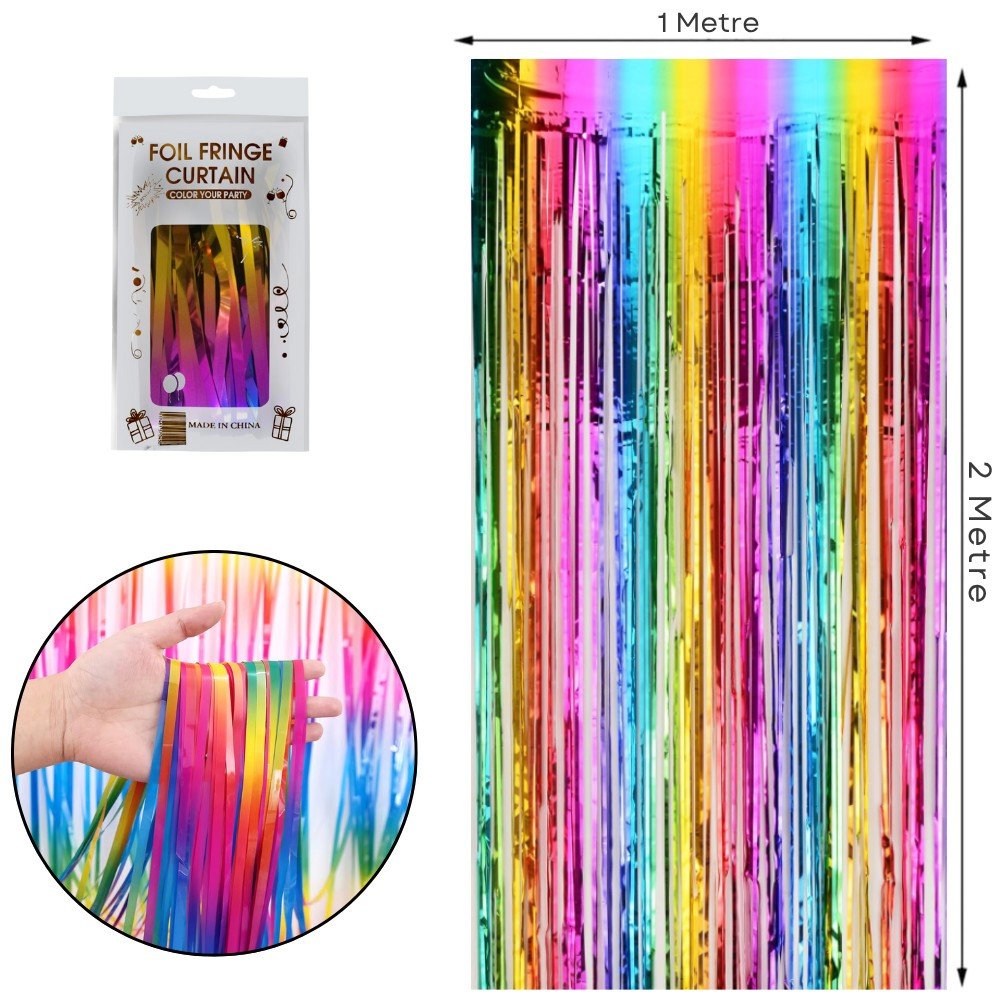 İTHAL METALİZE KOYU GÖKKUŞAĞI ARKA PLAN PERDESİ 2*1m