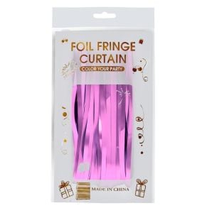 İTHAL METALİZE PEMBE ARKA PLAN PERDESİ 2*1m