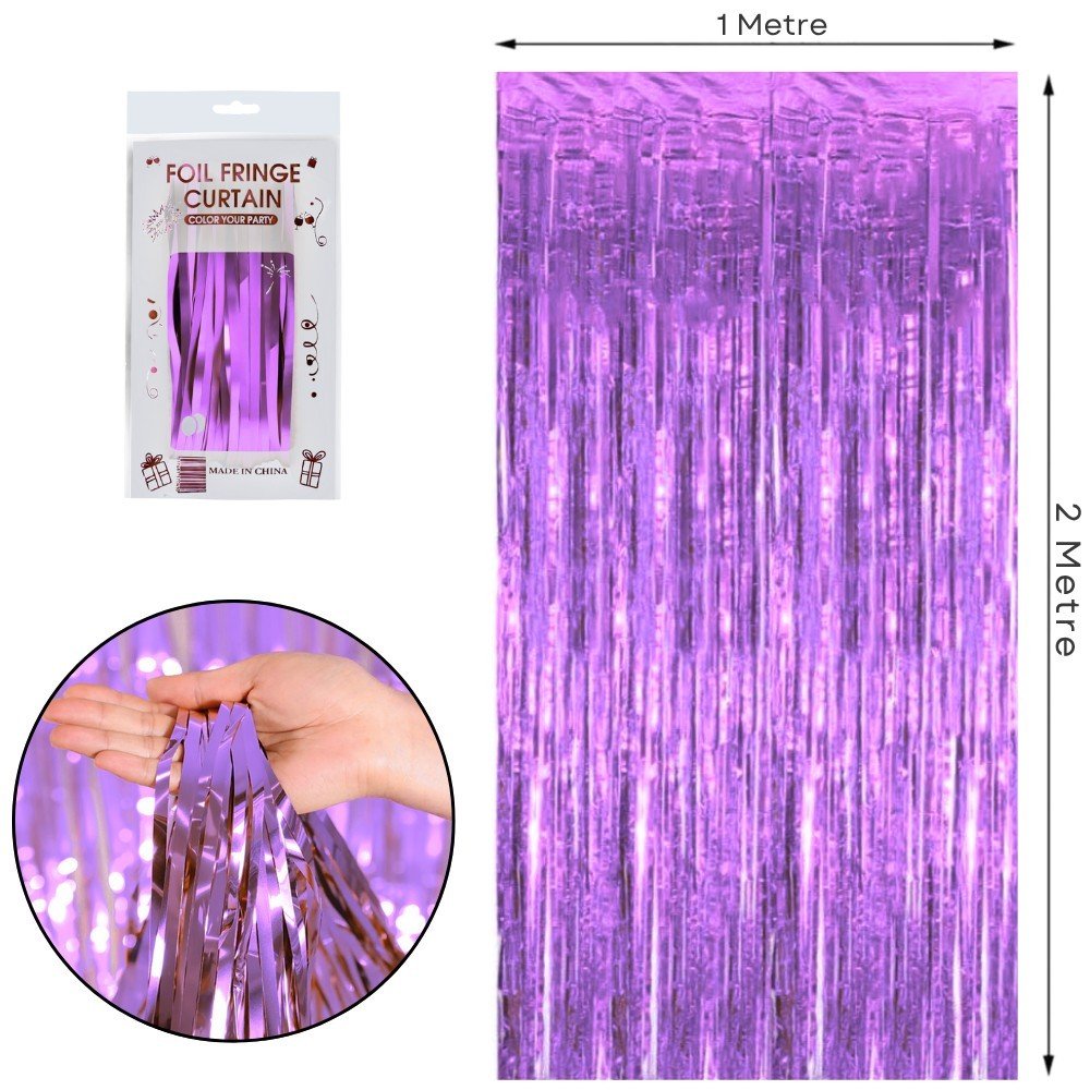 İTHAL METALİZE MOR ARKA PLAN PERDESİ 2*1m