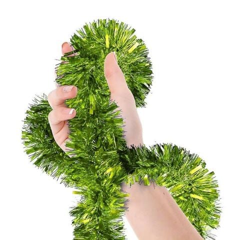 2 MT METALİZE FISTIK YEŞİLİ SİM SÜS 6,5cm