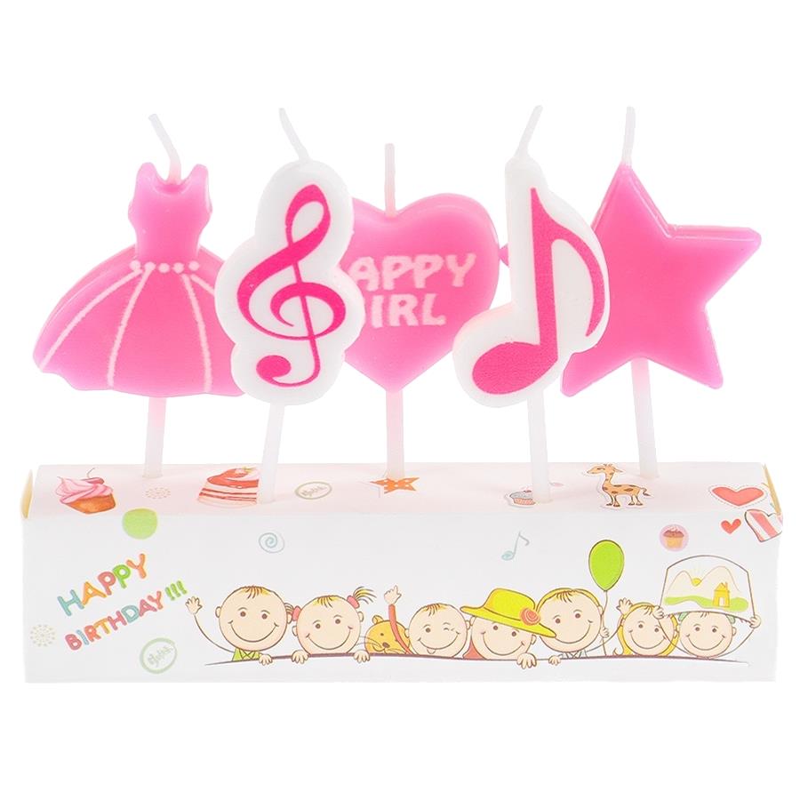 5 Lİ MÜZİK FİGÜRLÜ MUM PK:12