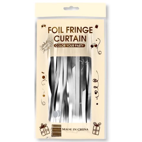 İTHAL METALİZE GÜMÜŞ MASA ETEĞİ 70*300cm