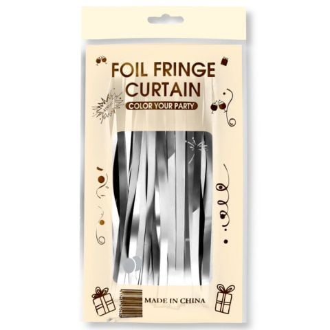 İTHAL METALİZE GÜMÜŞ MASA ETEĞİ 70*300cm