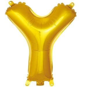 Y- HARF 16 İNC GOLD RENK BALON 36 CM