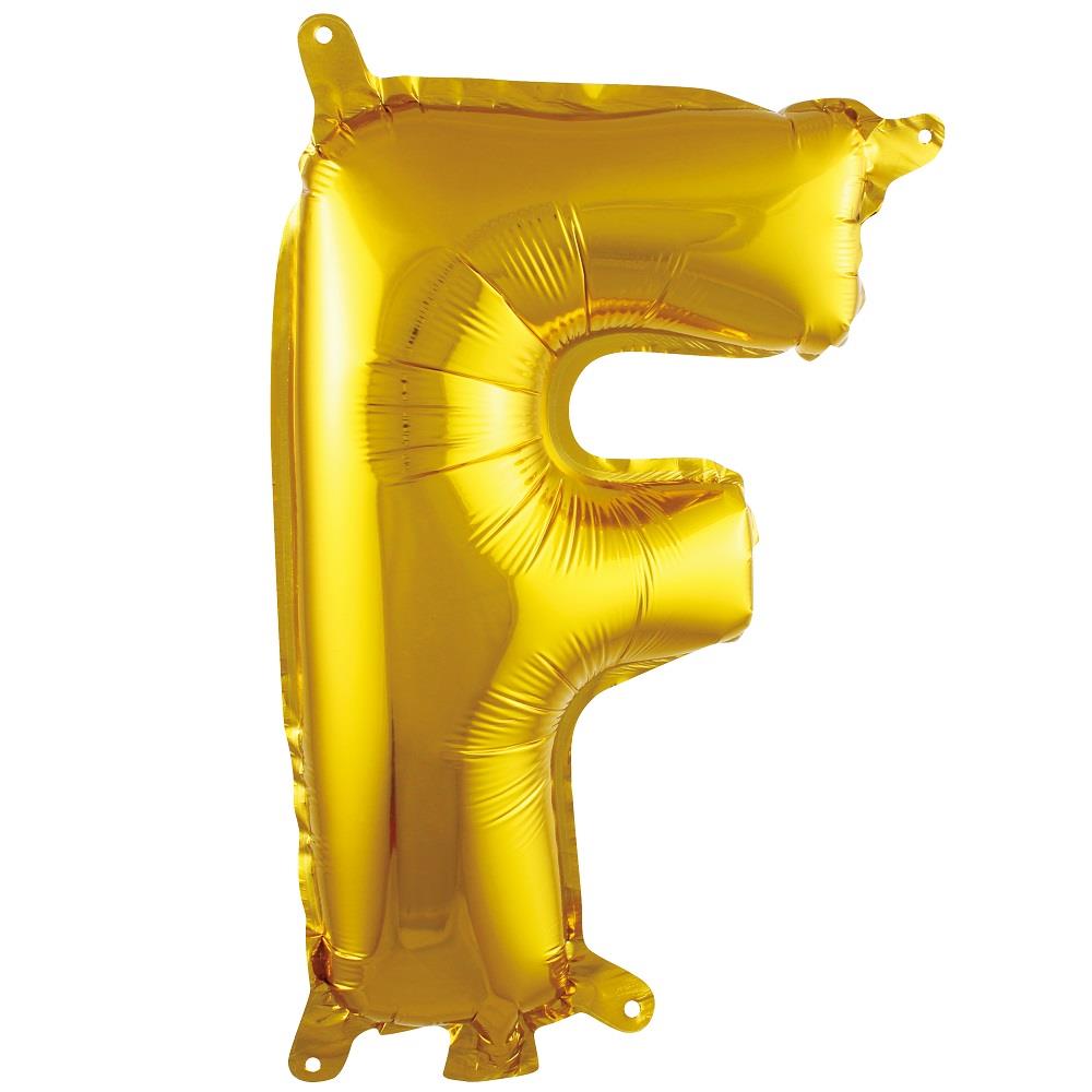 F- HARF 16 İNC GOLD RENK BALON 36 CM