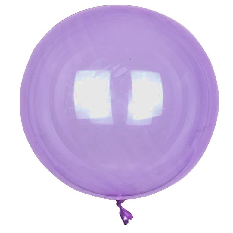24 İNÇ ŞEFFAF VİOLET BOBO BALON