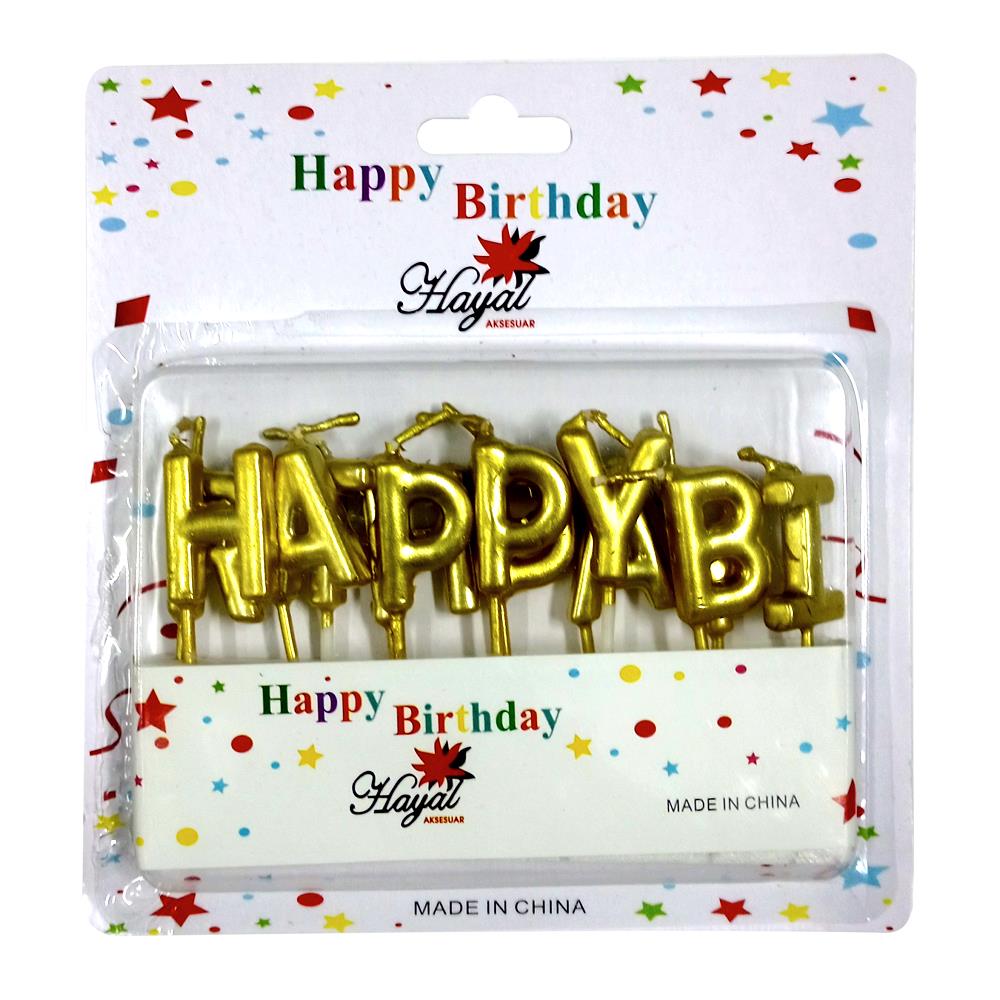 HAPPY BİRTHDAY GOLD MUM PK:12 KL:600