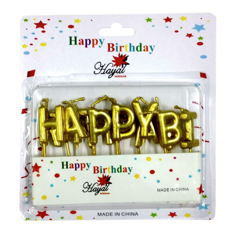 HAPPY BİRTHDAY GOLD MUM PK:12 KL:600