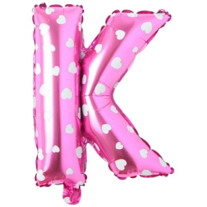 K- HARF 16 İNC PEMBE RENK BALON 36 CM