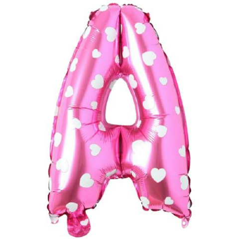 A- HARF 16 İNC PEMBE RENK BALON 36 CM