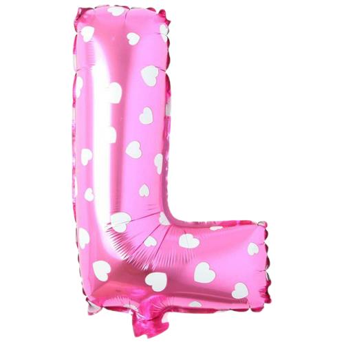 L- HARF 16 İNC PEMBE RENK BALON 36 CM