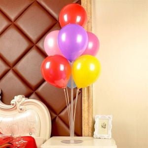 7 Lİ BALON STANDI ŞEFFAF