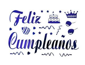 FELİZ COMPLEANOS RENKLİ YAPIŞKANLI BALON STİCKER