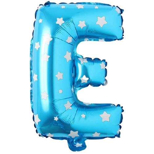 E- HARF 16 İNC MAVİ RENK BALON 36 CM