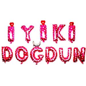 İYİKİ DOĞDUN PEMBE SET BALON