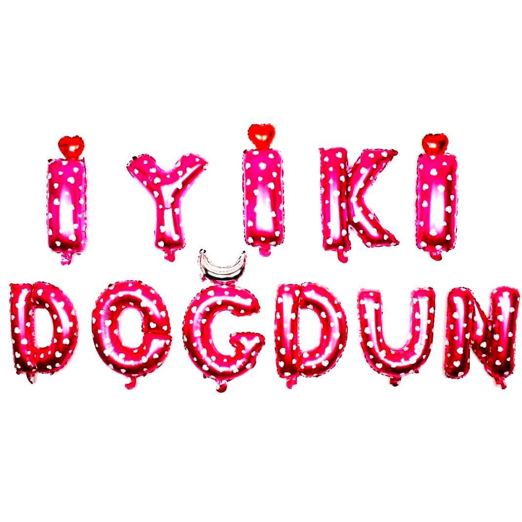 İYİKİ DOĞDUN PEMBE SET BALON