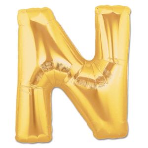 N- HARF 32 İNC GOLD RENK BALON 76 CM
