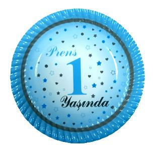 8 Lİ 1 YAŞ MAVİ TABAK