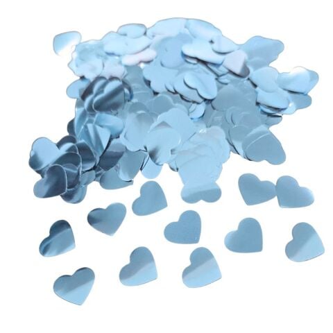 METALİZE BALON İÇİ KALP MAVİ PUL