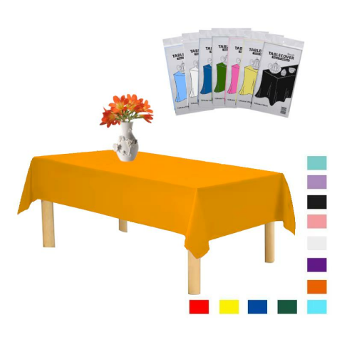 PLASTİK HARDAL SARISI MASA ÖRTÜSÜ 120*180cm