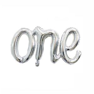 ONE GÜMÜŞ FOLYO BALON  50*107