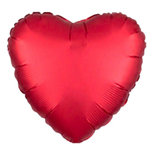 18 İNC KALP KIRMIZI RENK FOLYO BALON