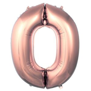 0- RAKAM 40 İNC ROSEGOLD RENK BALON 100 CM