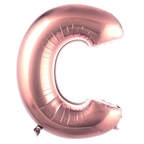 C- HARF 40 İNC ROSEGOLD RENK BALON 100 CM
