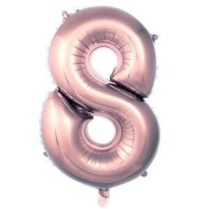 8- RAKAM 40 İNC ROSEGOLD RENK BALON 100 CM