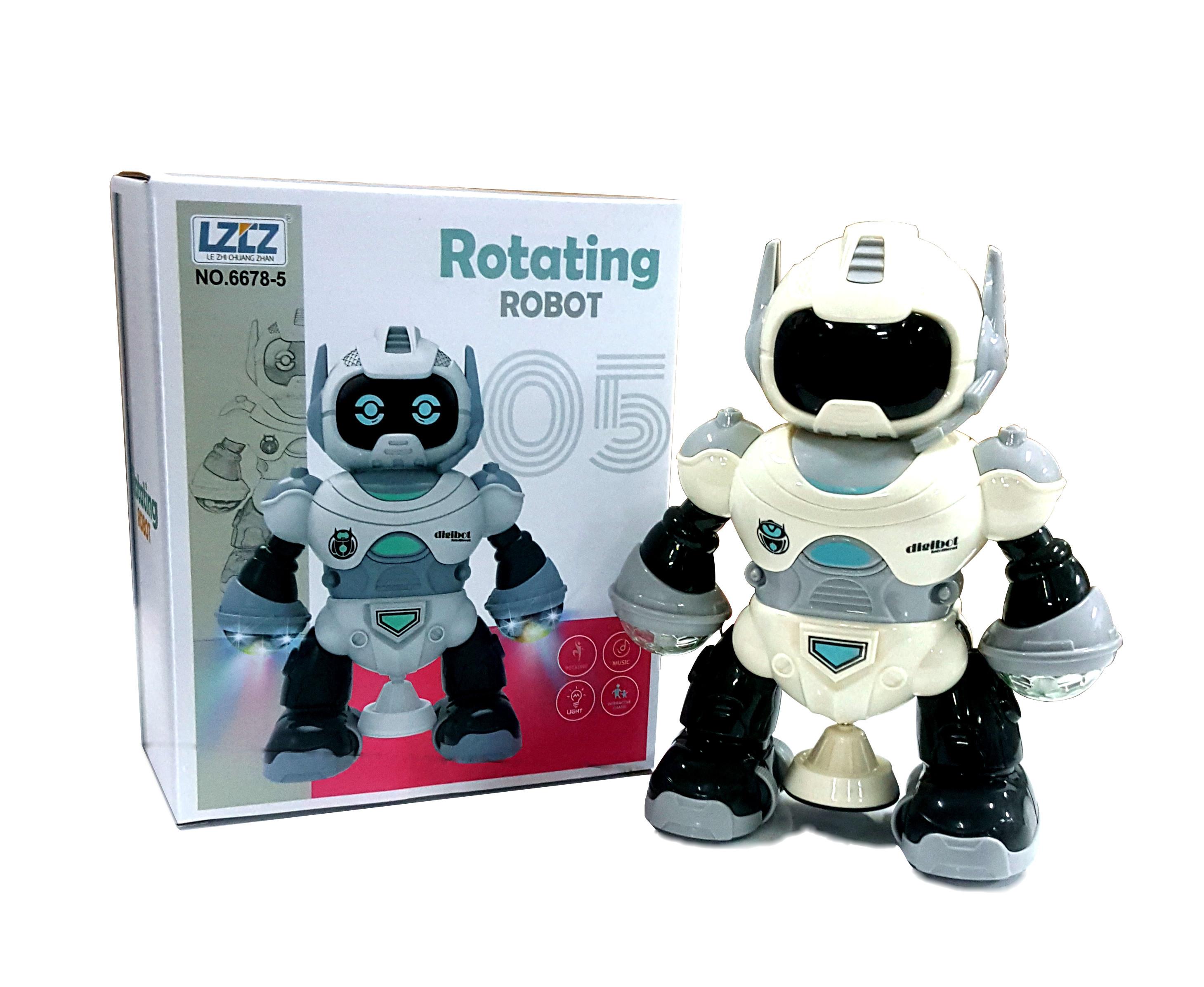 DÖNEN ROBOT OYUNCAK MAVİ