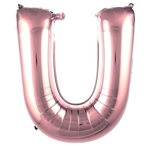 U- HARF 40 İNC ROSEGOLD RENK BALON 100 CM